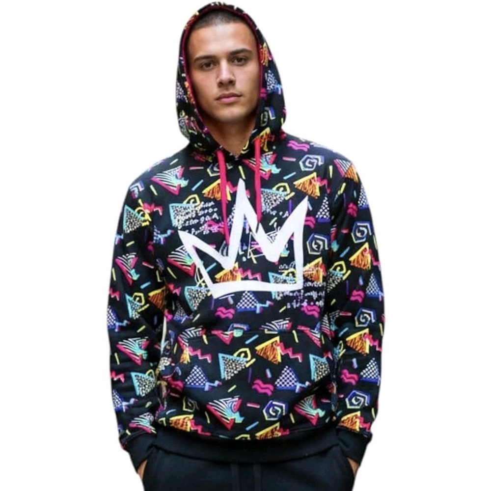 Screenshot Urban Hip Hop Crewneck Sweatshirt Mens Hype Crown Graffiti, Size 3XL